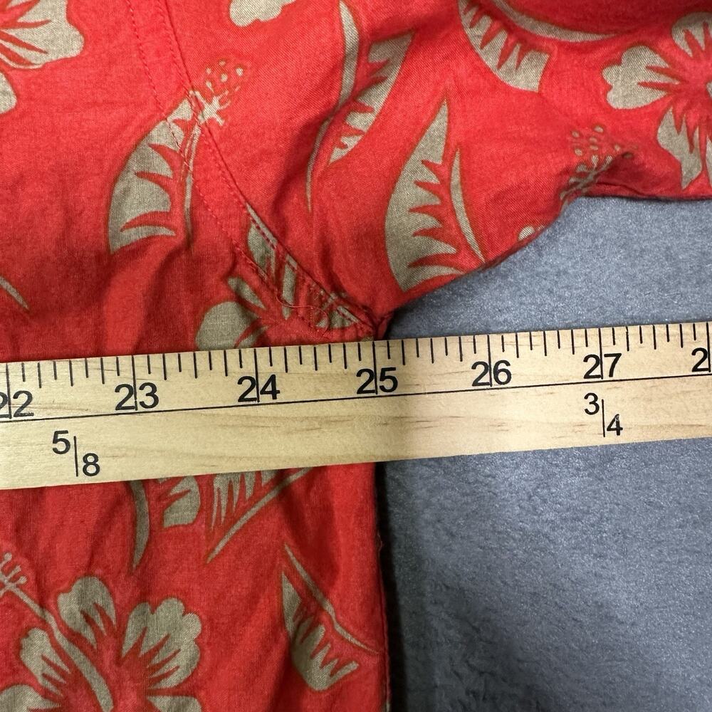 Y2K Arkansas Razorbacks Hawaiian Shirt Red Floral Aloha Men’s XL Spike Sports - Picture 3 of 8